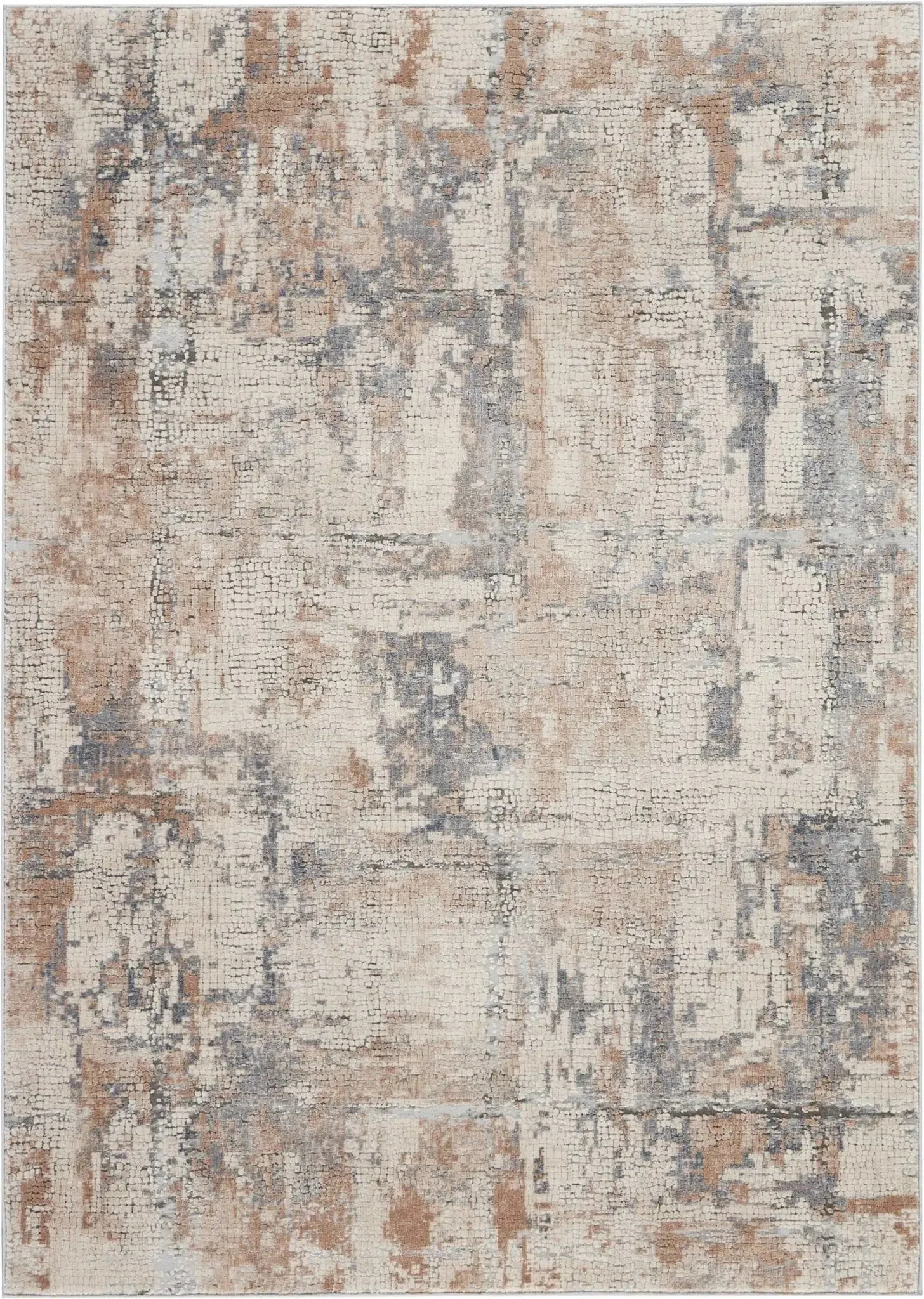 Rustic Textures RUS06 Beige/Grey Rug