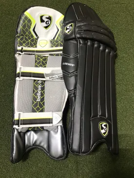 SG Litevate Black Batting Pads