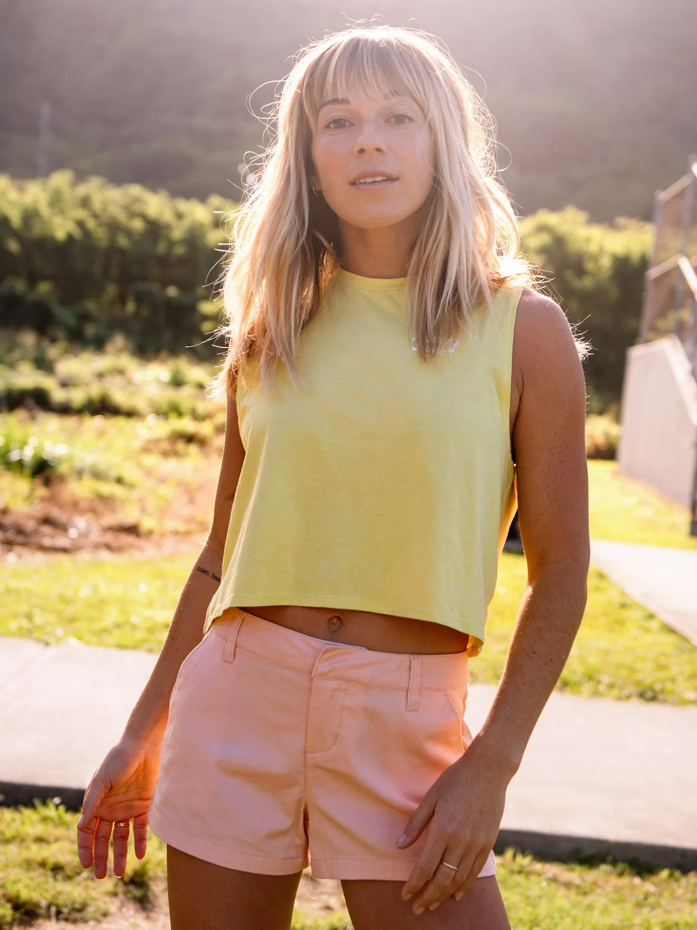 Stone Hour Crop Top - Citron