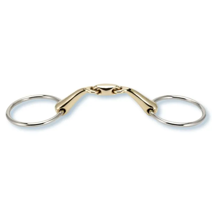 Stubben Steeltec Angled Loose Ring Snaffle Bit 22235