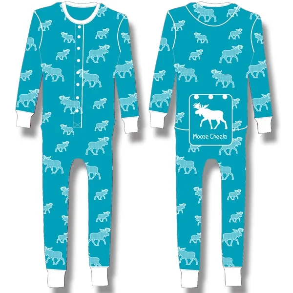 Thermal Underwear for kids.  Allover Print.