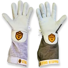 Ventilated Goat Skin Beekeeping Gloves