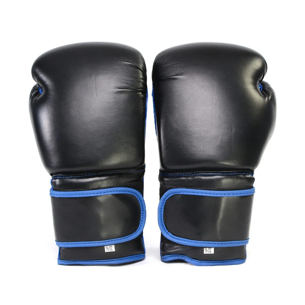 X-Fitness XF2000 Gel Boxing Kickboxing Punching Bag Gloves-BLK/BLUE