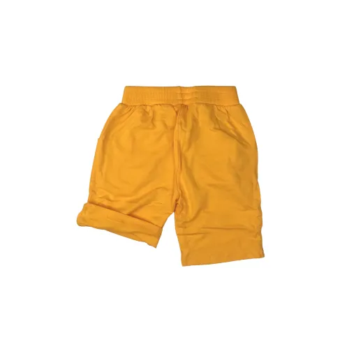 Yellow Cotton Shorts