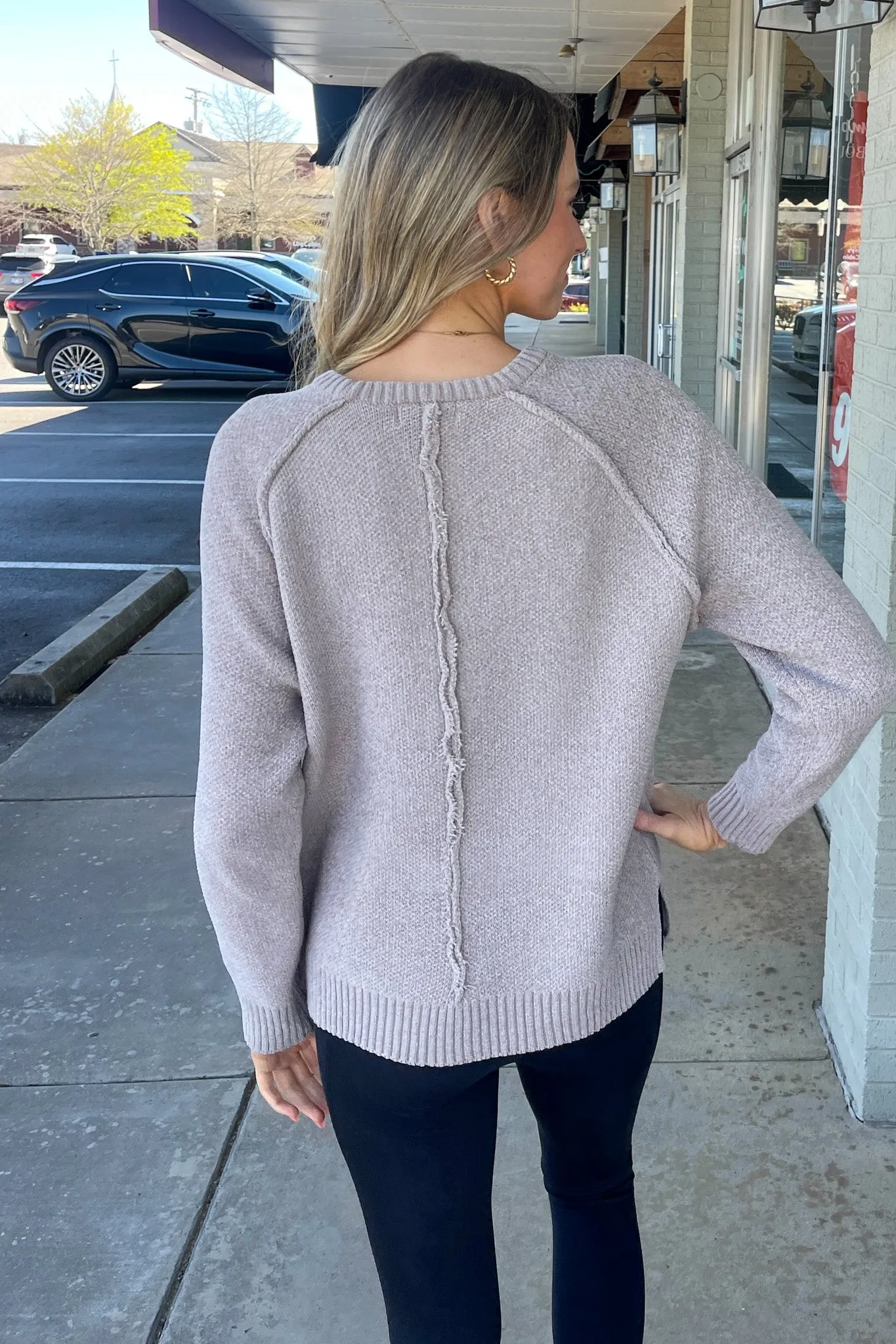 Zenana-Raglan Chenille Sweater